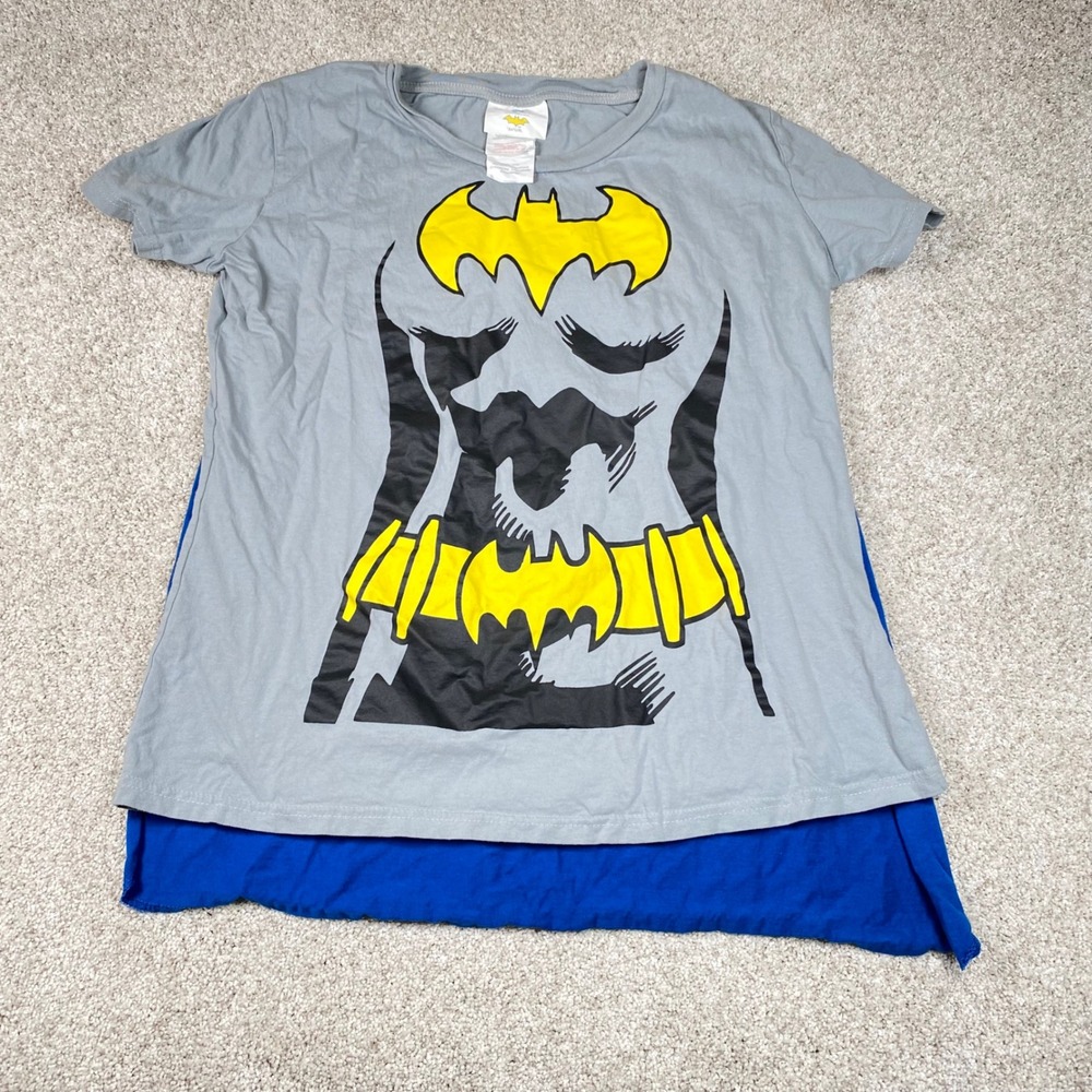 Batgirl T-Shirt Extra Large Kids Gray Costume Short Sleeve DC Comics Superhero